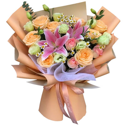 赣州11朵玫瑰桔梗百合，陪你每个季节